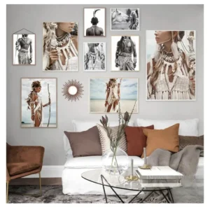Art Africain - Peinture Femme