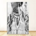 Peinture abstraite de femme, style africain