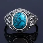 Accessoire africain en turquoise naturel