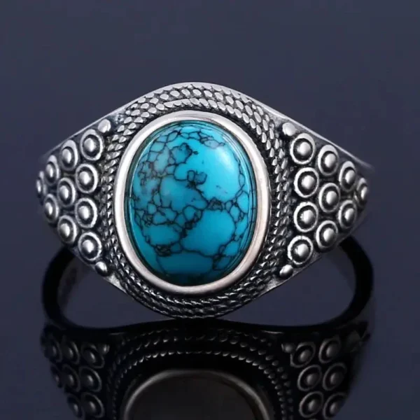 Accessoire africain en turquoise naturel