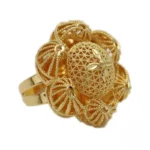 Bague Africaine Fleur en Or