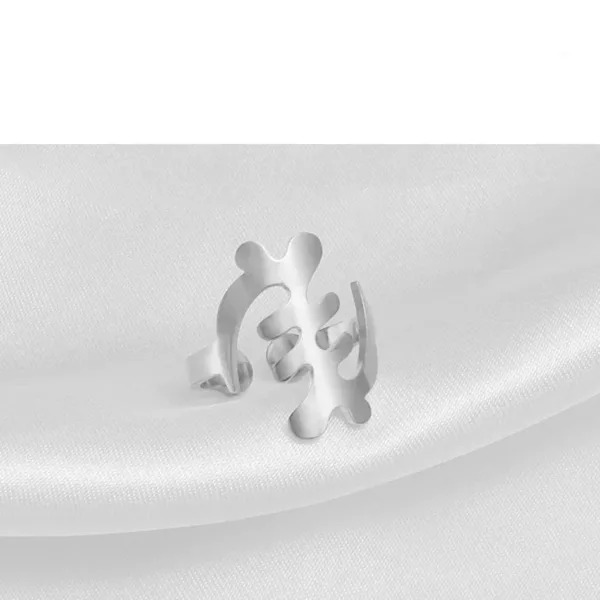 Design de la Bague Gye Nyame, symbole de sagesse
