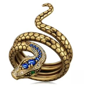 Bague Serpent Africaine élégante en métal