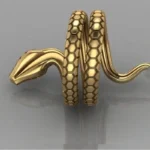 Bijou ethnique, bague serpent pour un look audacieux