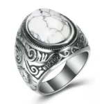 Bague artisanale avec pierre Oeil de Tigre