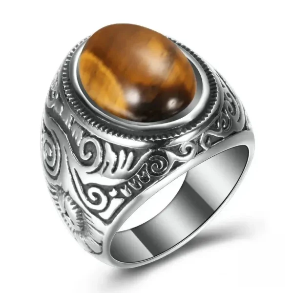 Bague Africaine en pierre naturelle