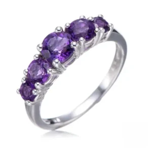 Bague Améthyste Alliance Africaine élégante et distinctive