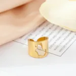Bague Afrique en or élégante et unique