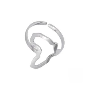 Bague en Or inspirée par le Continent Africain