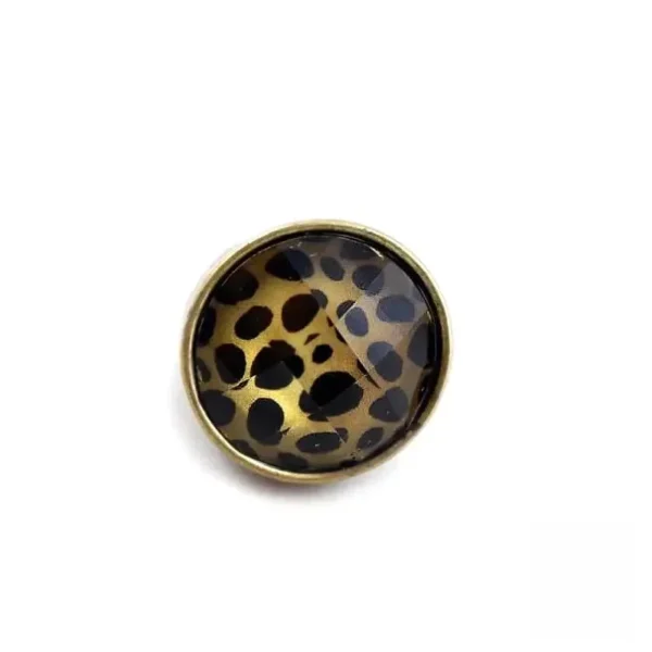 Bague africaine en bois naturel, style authentique