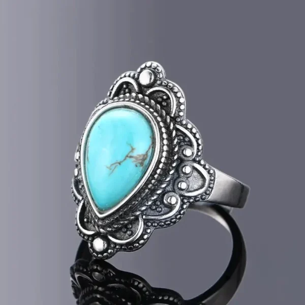 Bijou ethnographique en turquoise africaine