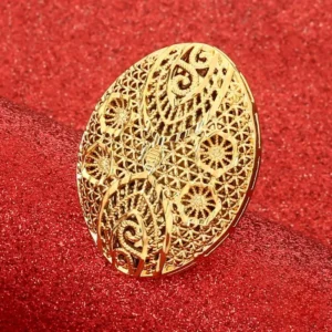 Bague Africaine avec motifs sénégalais distinctifs