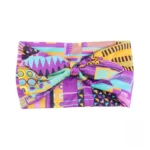 Motifs africains sur un bandeau coloré idéal pour l'été