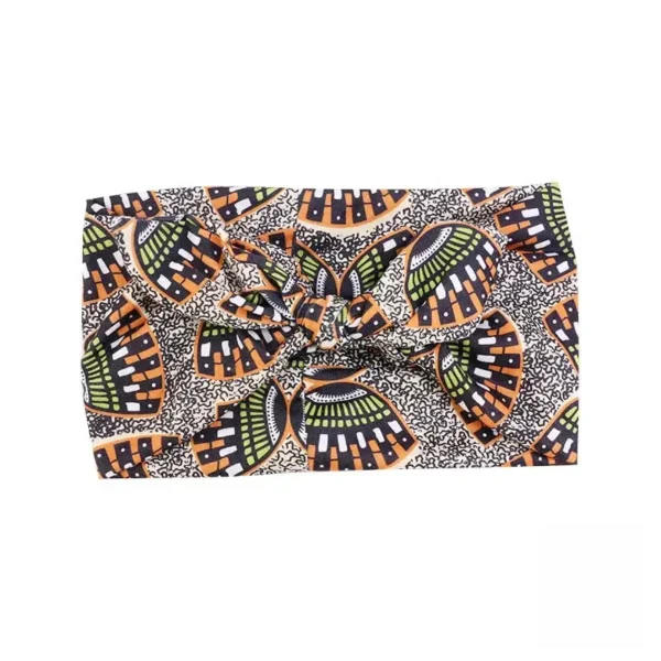 Bandeau coloré à motifs africains pour