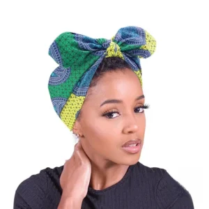 Bandeau coloré inspiré des motifs africains vibrants