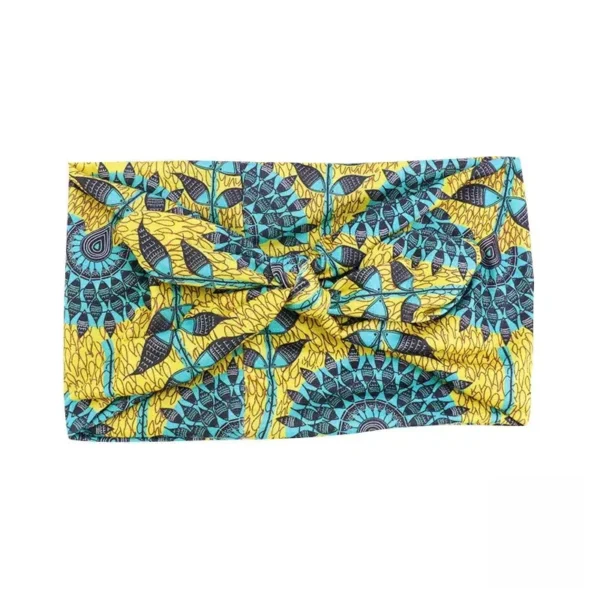 Bandeau tendance avec designs africains pour un look audacieux