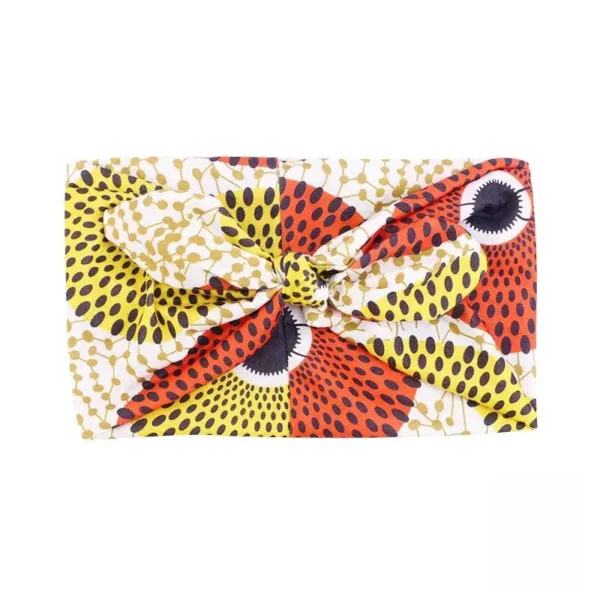 Bandeau coloré aux motifs culturels pour toutes les tenues