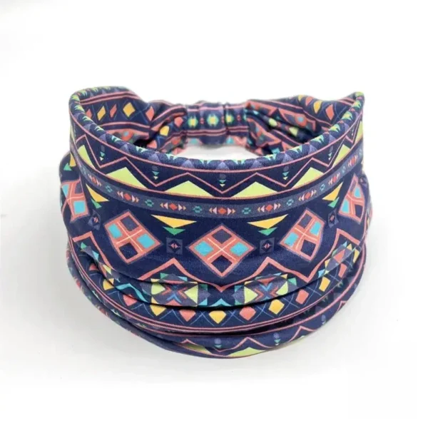 Bandeau avec motifs géométriques africains
