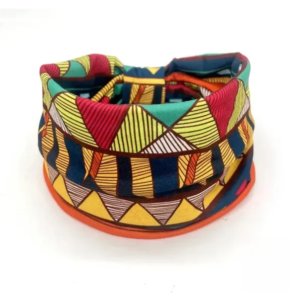 Bandeau aux motifs africains en tissu doux