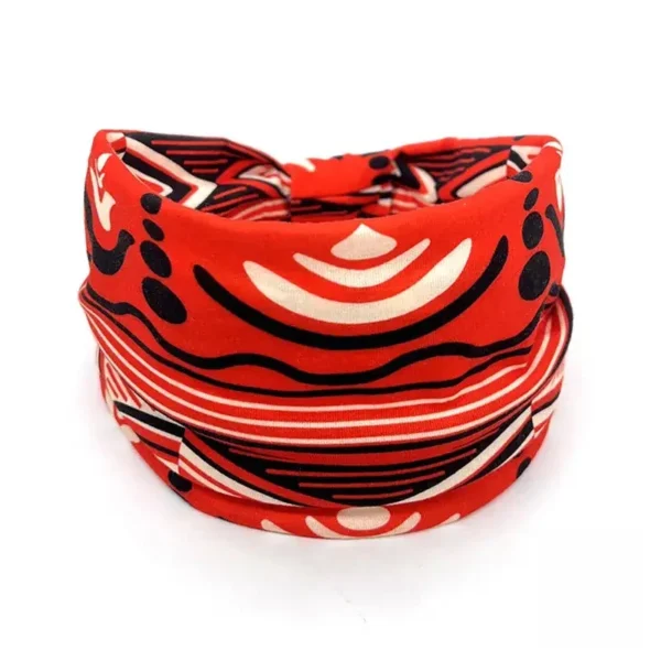 Bandeau africain avec imprimé culturel