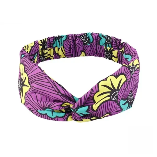 Accessoire cheveux africain avec motifs uniques