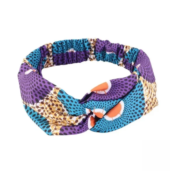 Bandeau coloré inspiré de l'art africain