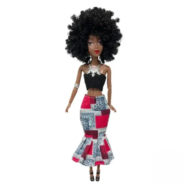 barbie-noir-afro-1 Barbie Afro Noir - Poupée tendance et stylée