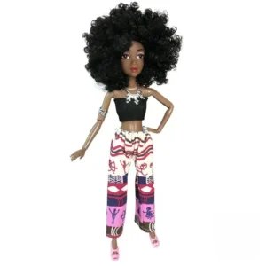 Poupée Barbie avec cheveux afro magnifiques