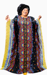 Bazin Boubou Femme Long style traditionnel africain