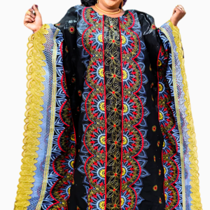 Bazin Boubou Femme Long style traditionnel africain