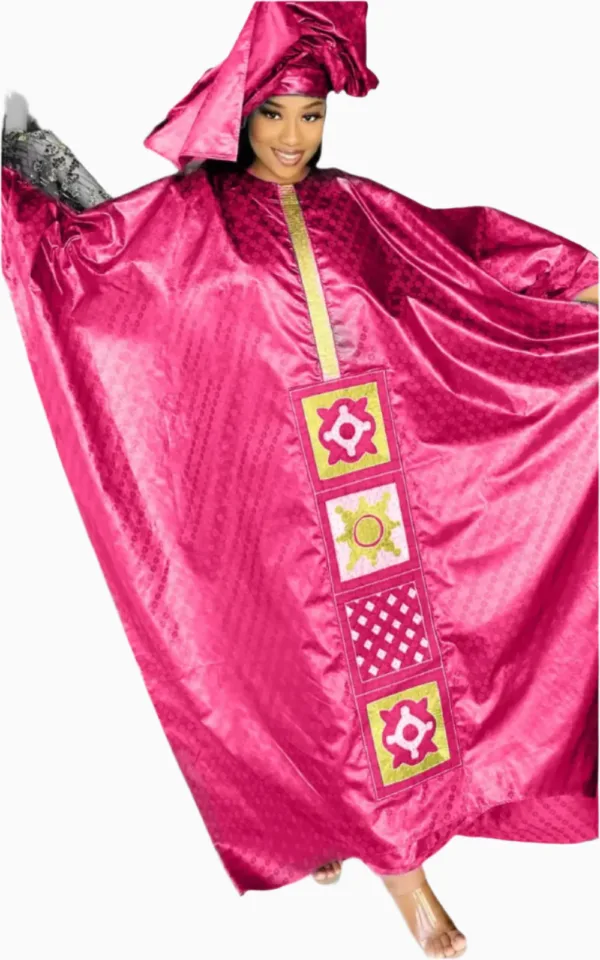 Vêtement bazin chic pour femme, parfait pour les occasions spéciales