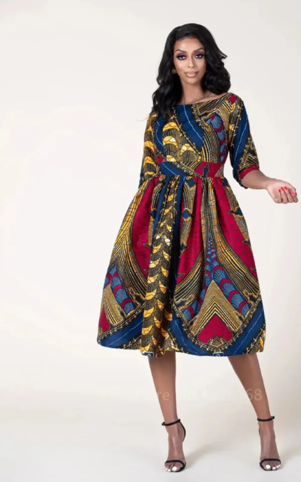 Belle robe africaine pour femme