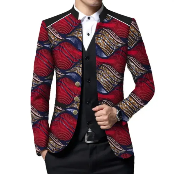 blazer-africain-homme-1 Blazer Africain pour Homme élégant et coloré