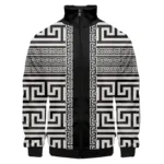 Bombers Africain Noir et Blanc pour Homme