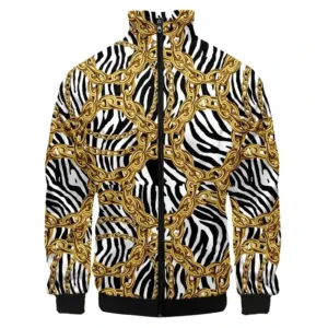 Bombers Africain Zébré pour homme en style contemporain