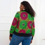 Vêtement africain femme, bombers original au design traditionnel