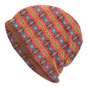 Bonnet en laine africain coloré et élégant