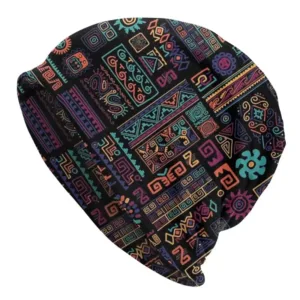 Bonnet Africain avec motif traditionnel coloré