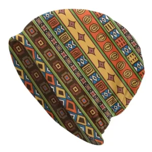Bonnet Africain Coloré avec Motif Traditionnel