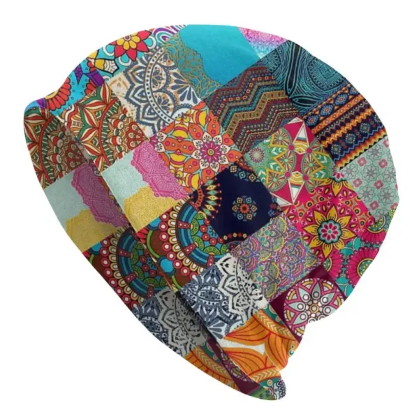 bonnet-motif-africain-multicolore-1 Bonnet africain multicolore à motif traditionnel