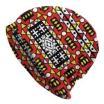 Bonnet africain avec motif Ankara coloré et unique