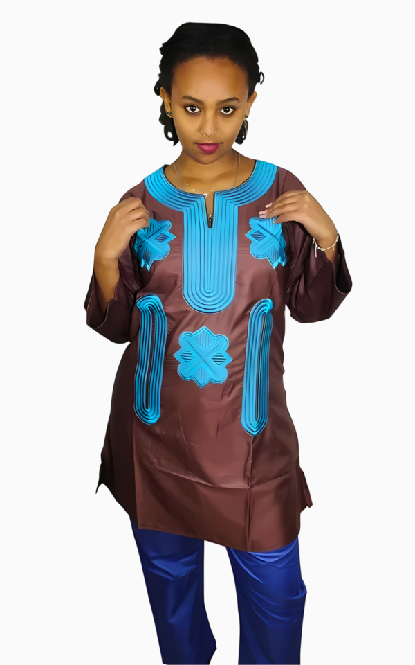 Mode féminine boubou à deux pièces