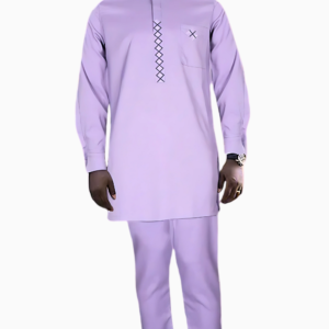 Boubou homme en coton 2 pièces style africain