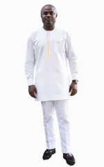 Vêtement traditionnel africain pour homme en coton