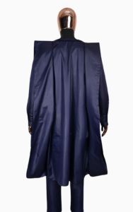 Vêtement traditionnel africain pour homme, bleu