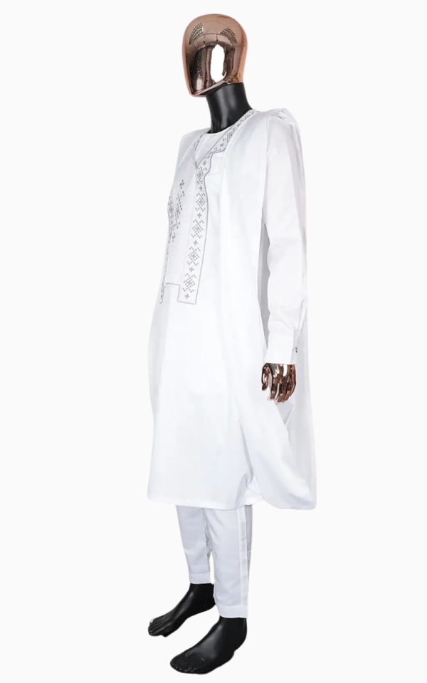 Vêtement masculin africain en Bazin, style moderne et classique