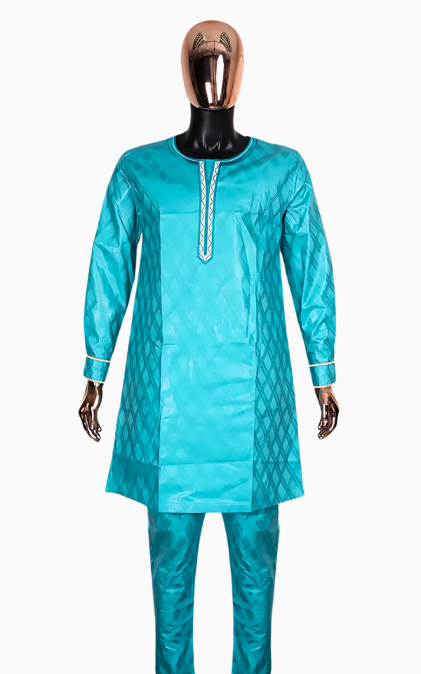 Tenue traditionnelle africaine, boubou homme en bazin
