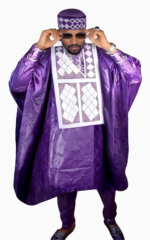 Vêtements assortis pour couple en style africain