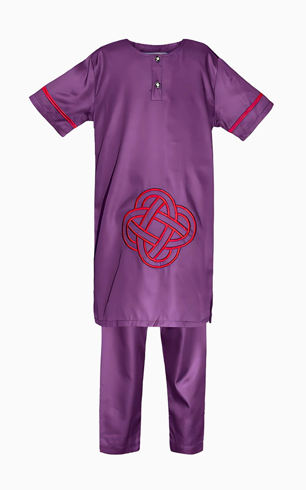 Ensemble boubou africain enfant avec motifs vibrants