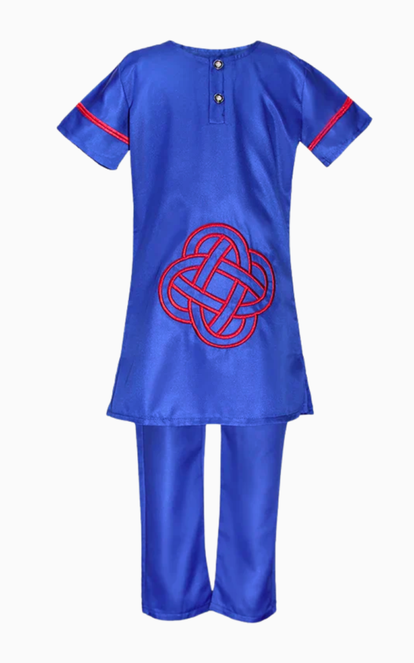 Tenue enfantine 2 pièces inspirée de l'Afrique, boubou tendance